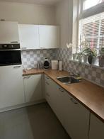 Bj 2022! hoek keuken zgan, incl apparatuur, miele,wirlpool, Ophalen, Wit, Hoekkeuken, Zo goed als nieuw