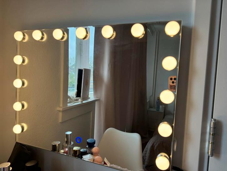 Diverse inboedel te koop, Huis en Inrichting, Woonaccessoires | Spiegels, Gebruikt, Minder dan 50 cm, Minder dan 100 cm, Rechthoekig