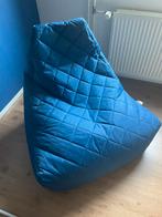 BeanBagCrazy zitzak en poef, Huis en Inrichting, Zitzakken, Ophalen, Zo goed als nieuw, Blauw