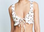 Witte bikini met kersenprint - maat M, Kleding | Dames, Nieuw, Bikini, Ophalen of Verzenden, Wit