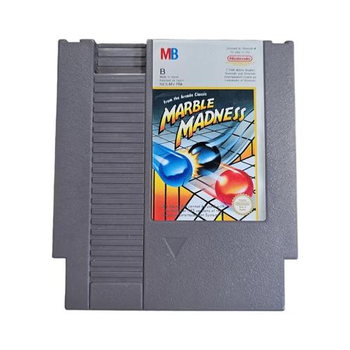 Marble Madness NES Game Incl. Doos, Case & Handleiding, Spelcomputers en Games, Games | Nintendo NES, Zo goed als nieuw