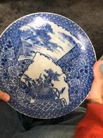 Chinese fruitschaal  diameter 37,5 cm, Gebruikt, Porselein of Keramiek, Schaal, Rond