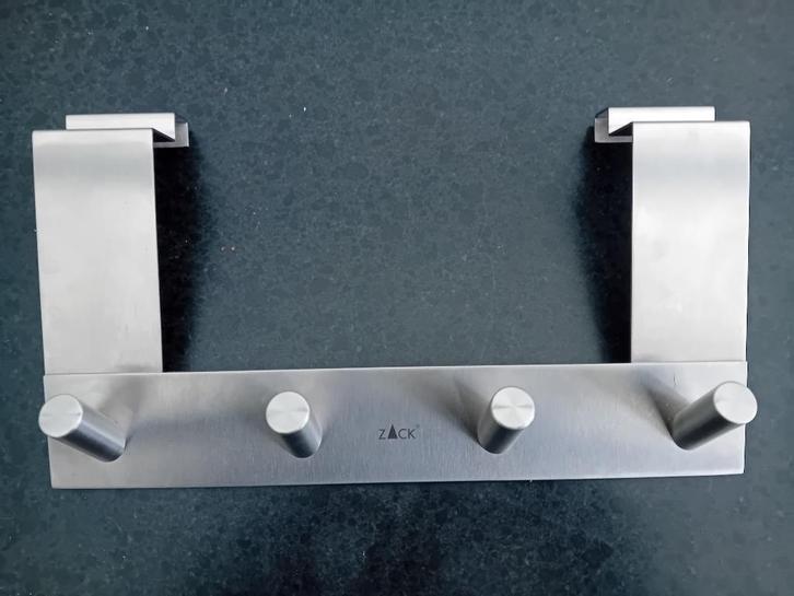 ZACK deurhanger voor opdekdeur / RVS / deur hanger/ kapstok, Huis en Inrichting, Woonaccessoires | Kapstokken, Zo goed als nieuw