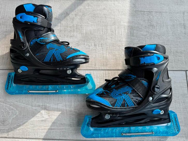 Roces verstelbare ijshockeyschaatsen 30-33, Sport en Fitness, Schaatsen, Gebruikt, IJshockeyschaatsen, Overige merken, Ophalen