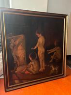 Oude Schilderij met Kinderen 94x83, Ophalen