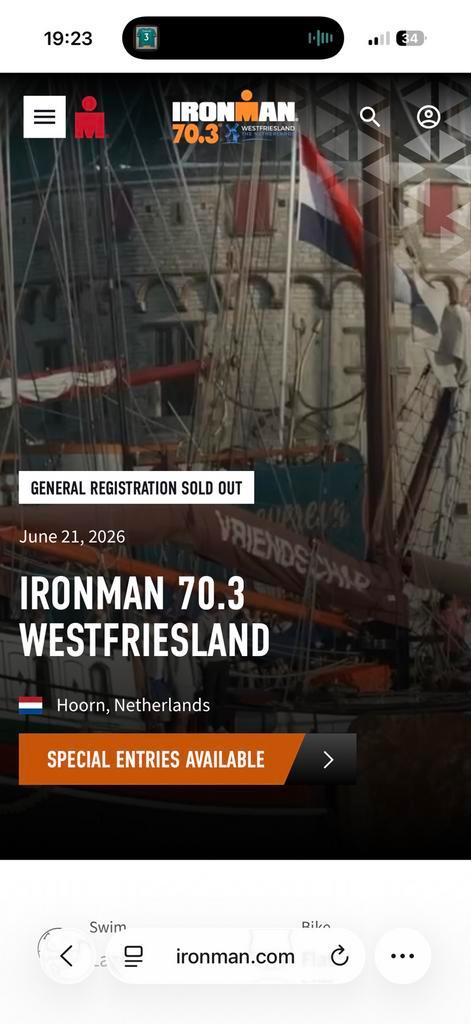 GEZOCHT: Ticket Ironman 70.3 Westfriesland 2026, Tickets en Kaartjes, Evenementen en Festivals, Eén persoon