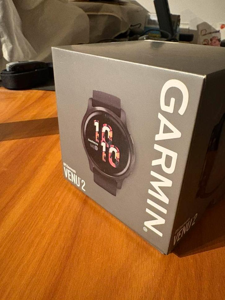 Garmin Venu 2, Sieraden, Tassen en Uiterlijk, Sporthorloges, Zo goed als nieuw, iOS, Zwart, Ophalen of Verzenden