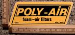 Vintage sticker Poly-air foam Air filters motorcross, Ophalen of Verzenden, Zo goed als nieuw