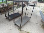 Twee transportwagens /platen kar, 100 liter of meer, Ophalen, Gebruikt, Transportkar