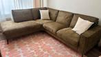 Hoekbank Kaki, goede staat, Ophalen, Zo goed als nieuw