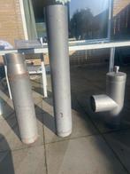 Kachelpijp, Ophalen, Zo goed als nieuw, Rvs, Minder dan 2 meter