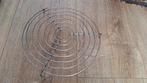 Lage rooster van RVS, diameter 26cm,H=3.5cm voor combimagnet, Ophalen of Verzenden, Zo goed als nieuw, Overige typen