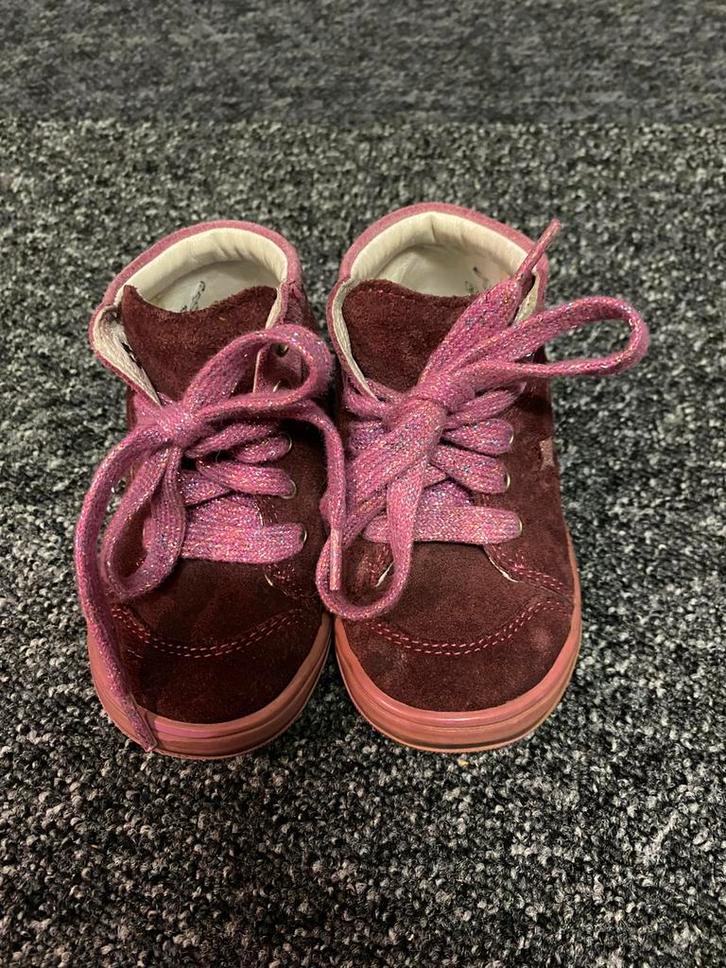 Richter bordeaux schoentjes maat 20, Kinderen en Baby's, Babykleding | Schoentjes en Sokjes, Zo goed als nieuw, Meisje, Schoentjes