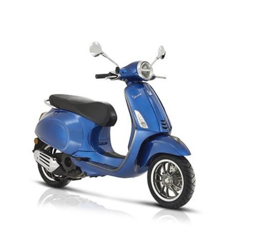 Vespa Primavera Blauw 25KM Euro 5 ( Vespa ), Fietsen en Brommers, Brommers | Vespa, Gebruikt, Overige modellen