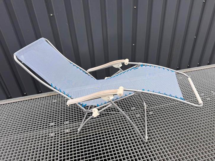 Lafuma Zero-Gravity Relaxstoel – inklapbaar ligstoel/ligbed, Tuin en Terras, Ligbedden, Gebruikt, Aluminium, Inklapbaar, Verstelbaar