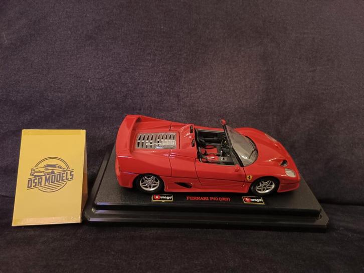 1:24 Ferrari F50, Hobby en Vrije tijd, Modelauto's | 1:24, Zo goed als nieuw, Auto, Bburago, Ophalen of Verzenden