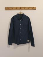 Tommy Hilfiger overhemd denim donkerblauw met. 152, Verzenden, Overhemd of Blouse, Jongen, Tommy Hilfiger