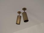 Mooie brass opbouw spot van architect Hans Verstuyft., Overige materialen, Ophalen of Verzenden, Led, Plafondspot of Wandspot