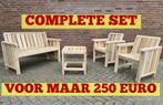 ✅Uniek sloophouten tuinset – Stoer & sfeervol tuinset!, Ophalen of Verzenden, Nieuw, Bank