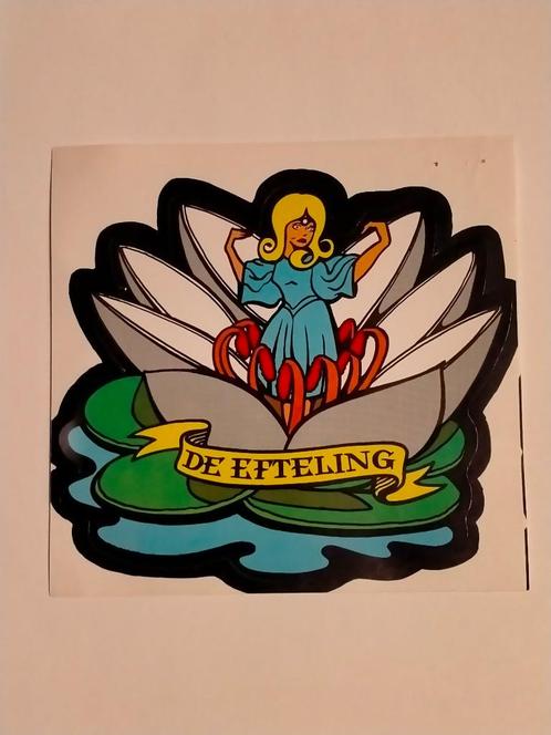 de Efteling waterlelies pretpark vintage logo sticker park, Verzamelen, Stickers, Gebruikt, Verzenden