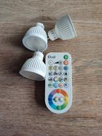 Jedi Gu10 rgb lampen met afstandsbediening, Ophalen of Verzenden, Gebruikt, Led-lamp
