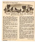 HET GEHEIM VAN DE RUÏNE - COMPLEET VERHAAL ´50, Verzamelen, Ophalen of Verzenden, Gebruikt