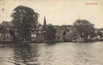 Zaandijk. - gezicht op - 1910 gelopen beschikbaar voor biedingen