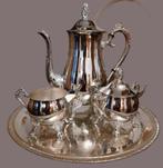 VERZILVERD KOFFIESTEL, Ophalen of Verzenden, Zilver