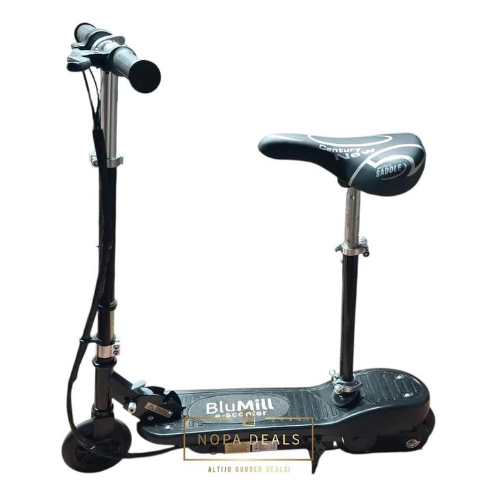 Blumill Elektrische Step met Zadel, Fietsen en Brommers, Steps, Gebruikt, Elektrische step (E-scooter), Ophalen of Verzenden
