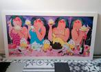 Dikke Dames Van Leersum 130x70, Antiek en Kunst, Kunst | Schilderijen | Modern, Ophalen