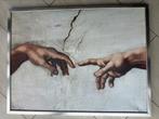 Michelangelo Buonarroti Hands of god, Huis en Inrichting, Woonaccessoires | Schilderijen, Tekeningen en Foto's, Ophalen, Zo goed als nieuw
