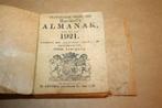 Provinciale Groninger hazelhoff's Almanak - 1921, Ophalen of Verzenden, 20e eeuw of later, Gelezen