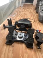 Yoke system ( vlieg stuur ), Computers en Software, Joysticks, Ophalen, Gebruikt, Logitech