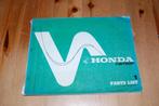 Honda CB750F onderdelenboek 1975, Ophalen of Verzenden, Honda