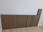 Lattenwand licht eiken dikte 22 mm, Doe-het-zelf en Verbouw, Platen en Panelen, Ophalen, Zo goed als nieuw, Hout