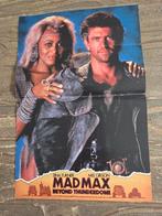 Poster van de film Mad Max met Tina Turner, Verzamelen, Ophalen of Verzenden, Zo goed als nieuw, Rechthoekig Staand, Film en Tv