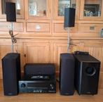 Denon surrround set, 70 watt of meer, Zo goed als nieuw, 5.1-systeem, Overige spelers