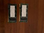 2 x 256 MB DDR 133 Mhz voor Labtops, Computers en Software, RAM geheugen, 1 GB of minder, Verzenden, Laptop, DDR