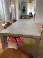 Stijger houten tafel, Huis en Inrichting, Tafels | Eettafels, Ophalen, 50 tot 100 cm, Zo goed als nieuw, Vijf personen of meer