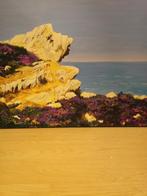 Twee schilderijen Bretagne & Grasland - Acryl op doek, Ophalen