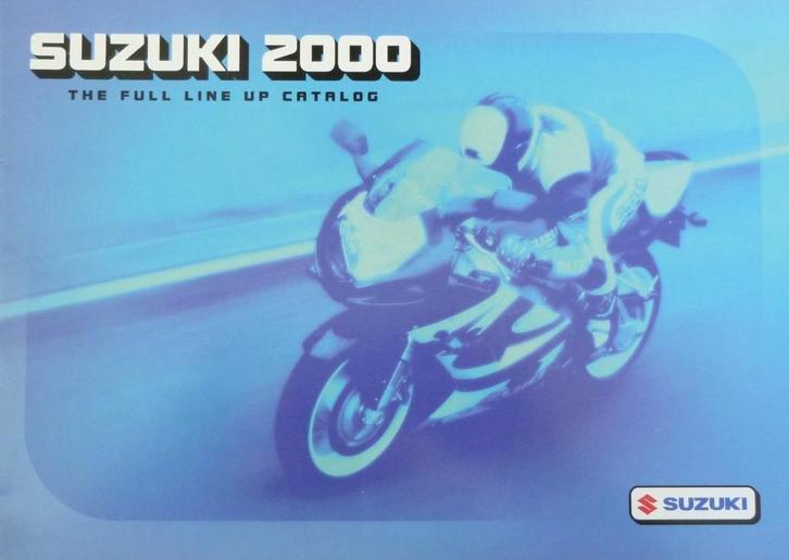Folder SUZUKI Modellen 2000, Motoren, Handleidingen en Instructieboekjes, Suzuki, Ophalen of Verzenden