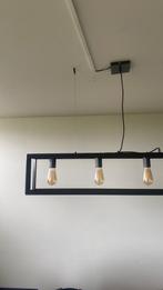 Hanglamp Industrieel Metaal Zwart, Huis en Inrichting, Lampen | Hanglampen, Industrieel, Ophalen of Verzenden, Metaal, Zo goed als nieuw