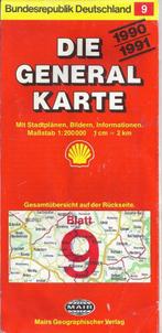 Pl22 plattegrond duitsland omgeving gottingen bielefeld --, Boeken, Atlassen en Landkaarten, Gelezen, Ophalen of Verzenden, Landkaart