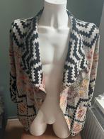 Mooi dik aztec gekleurd vest M L vesten cardigan zwart roze, Verzenden, Zo goed als nieuw, Maat 38/40 (M), Overige kleuren