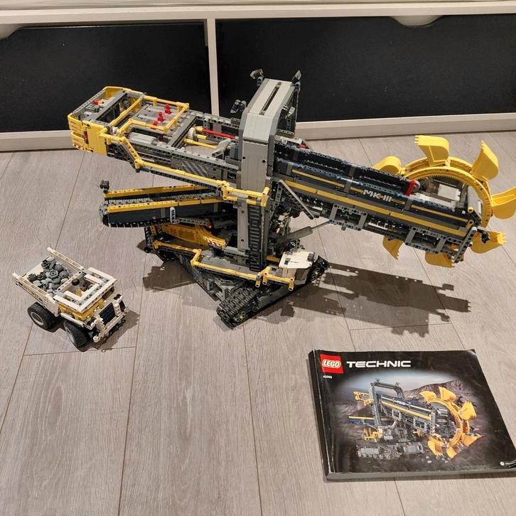 Lego bucketwheel excavator 42055, Kinderen en Baby's, Speelgoed | Duplo en Lego, Gebruikt, Ophalen