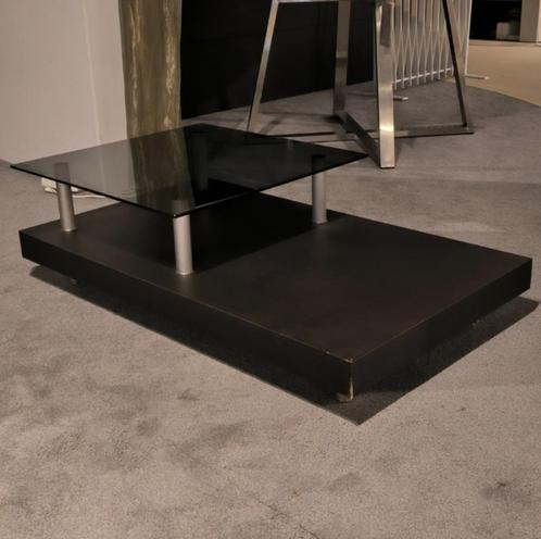 Salontafel Glas Hulsta, Huis en Inrichting, Tafels | Salontafels, Nieuw, Rechthoekig, Glas, Ophalen