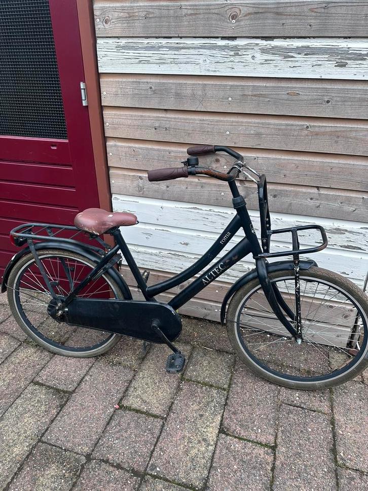 Altec transportfiets stevige stadsfiets met voordrager, Fietsen en Brommers, Fietsen | Meisjes, Zo goed als nieuw, 24 inch, Ophalen