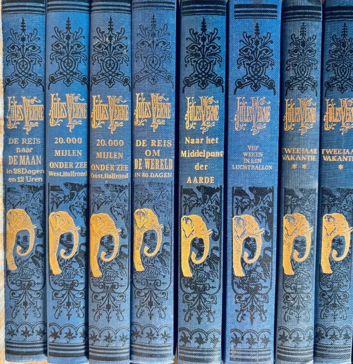 Jules Verne Wonderreizen 26 blauwe boeken (nieuw), Verzamelen, Complete verzamelingen en Collecties, Ophalen of Verzenden