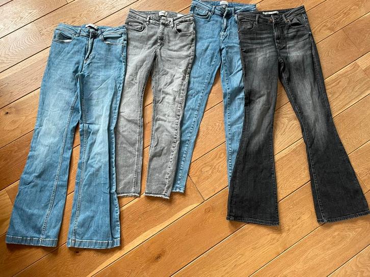 4 gedragen spijkerbroeken, Kleding | Dames, Spijkerbroeken en Jeans, Gedragen, W30 - W32 (confectie 38/40), Blauw, Ophalen of Verzenden