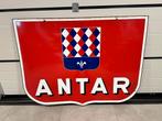Zeer groot emaille reclamebord van het franse oliemerk Antar, Ophalen, Reclamebord, Gebruikt, Postbus 1